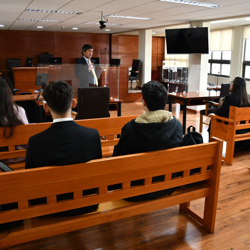 Estudiantes de Derecho se adentraron al funcionamiento de la Corte de Apelaciones de Rancagua