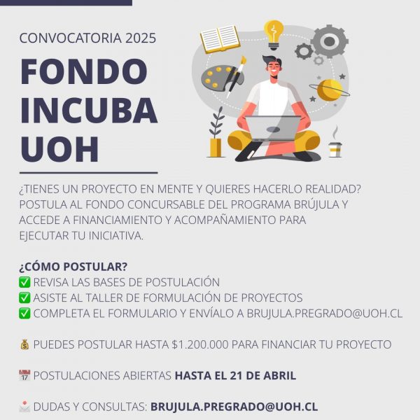 [Convocatoria] Fondo Incuba UOH 2025