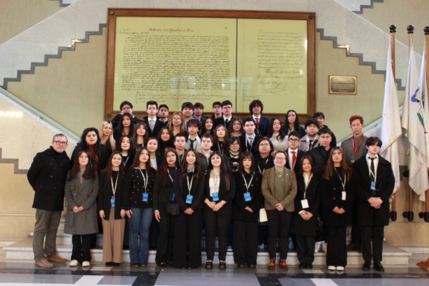 Estudiantes de Derecho UOH conocieron el Congreso Nacional en Valparaíso