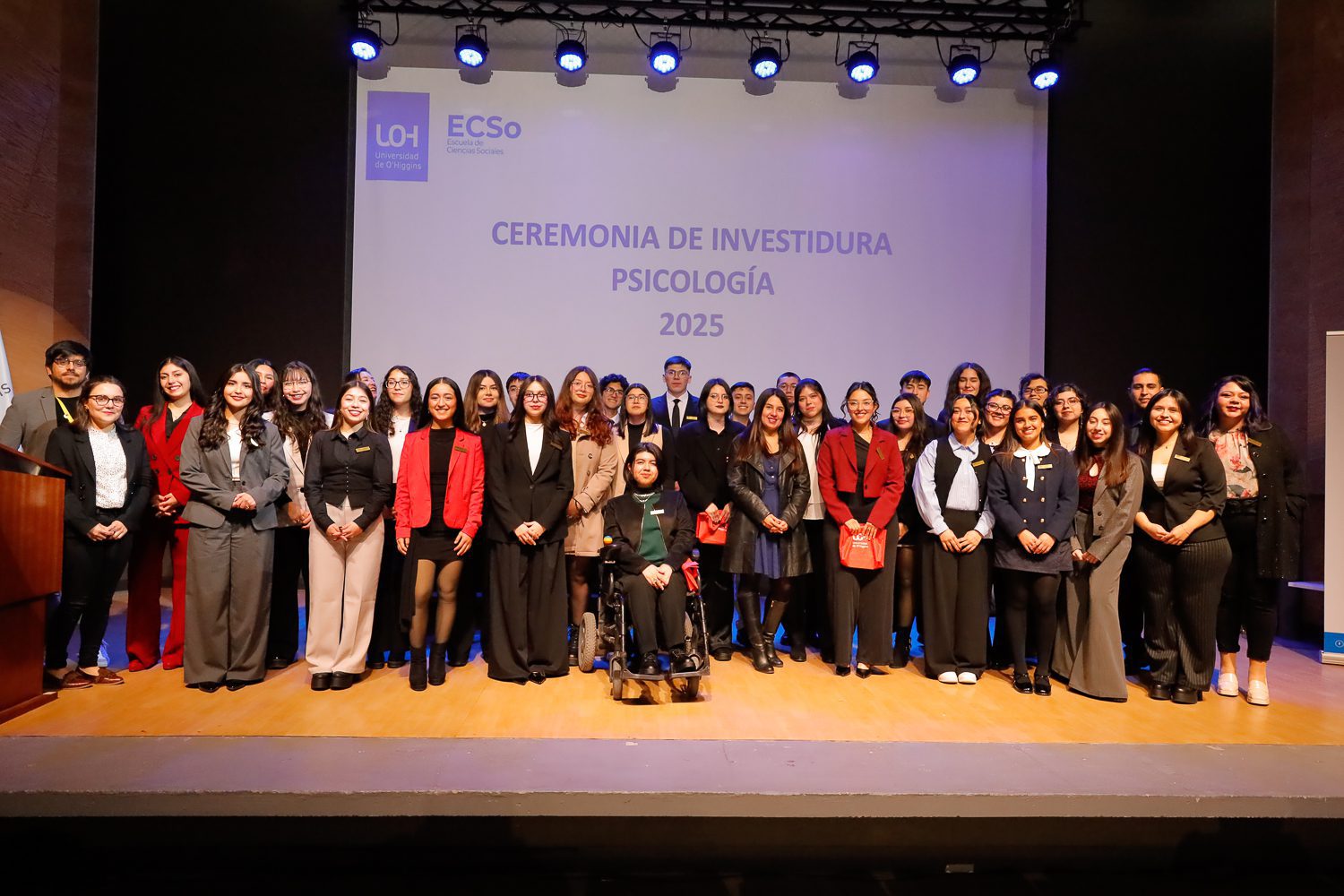 Psicología UOH celebró su primera investidura con 32 estudiantes que inician prácticas