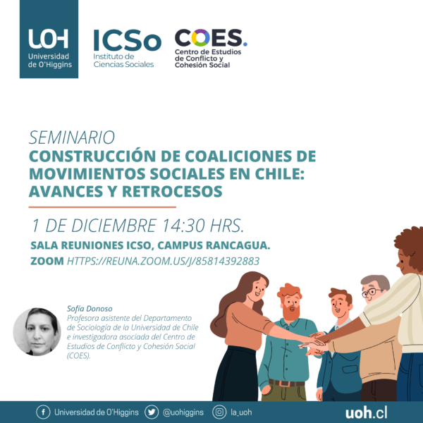 [Seminario] Construcción de coaliciones de movimientos sociales en Chile: avances y retrocesos
