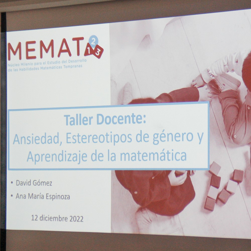 Docentes en ejercicio y en formación conocieron sobre ansiedad, estereotipos de género y aprendizaje de la matemática