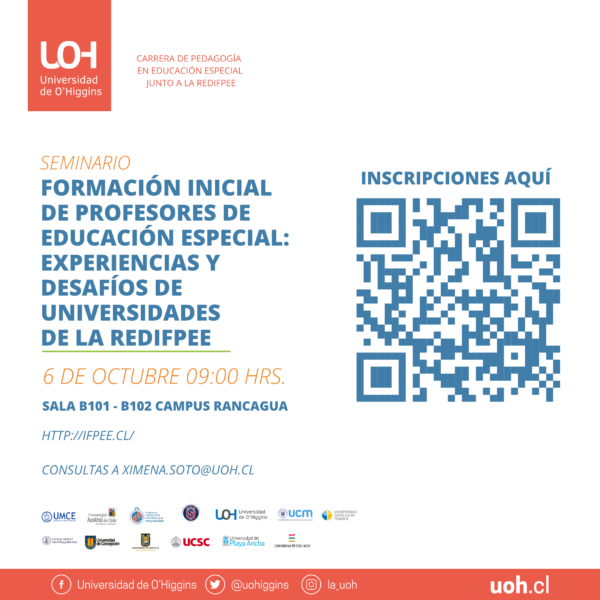 [Seminario] Formación inicial de profesores de Educación Especial: experiencias y desafíos de universidades de la REDIFPEE