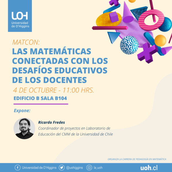 [Semana de la Matemática] Matcon: las matemáticas conectadas con los desafíos educativos de los docentes