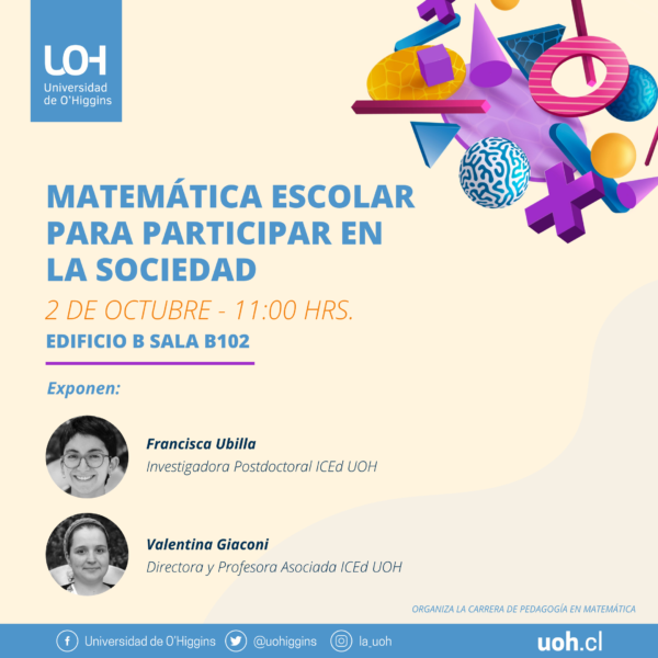 [Semana de la Matemática] Matemática escolar para participar en la sociedad