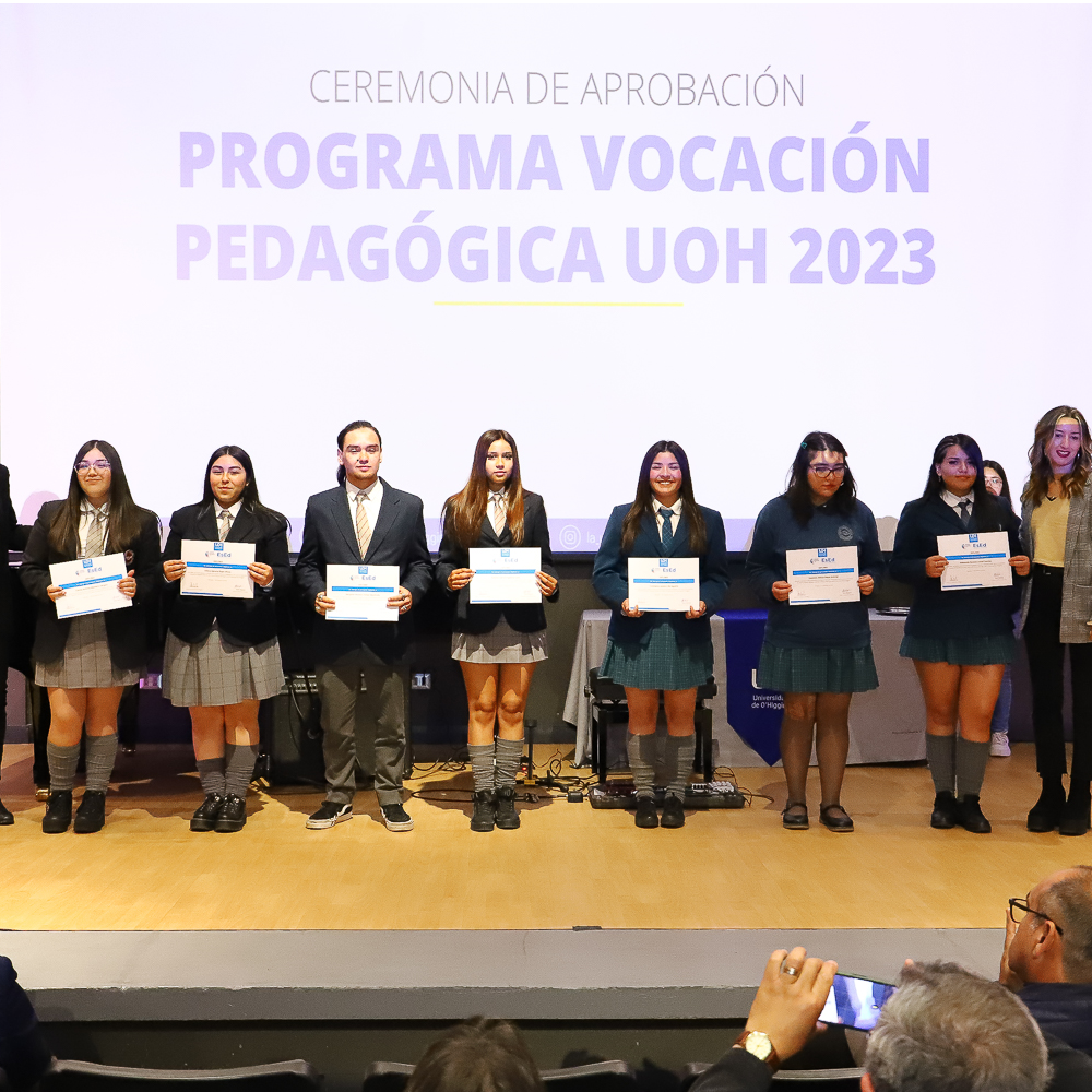 UOH cerró exitosa primera versión del programa “Vocación Pedagógica”