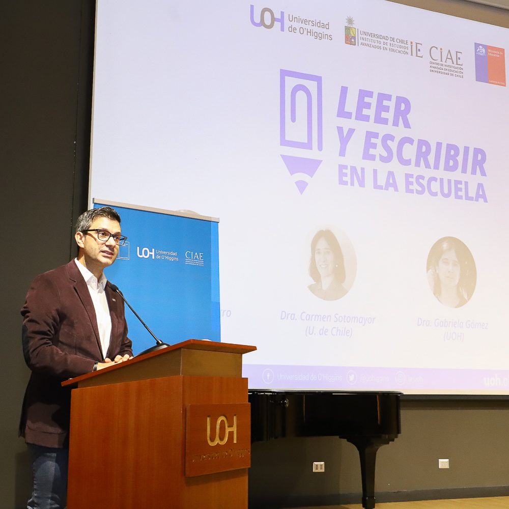 Cientos de docentes de la Región de O’Higgins se capacitarán en lectura y escritura en proyecto colaborativo entre UOH y U. de Chile