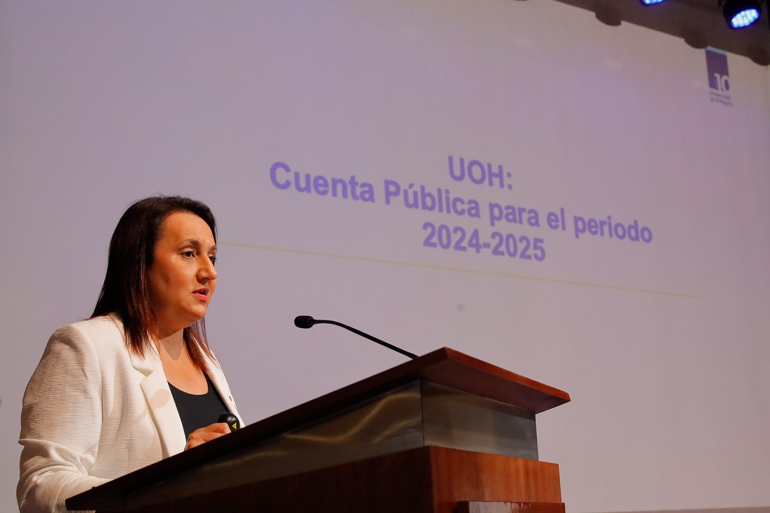 Transparencia y convicción: Rectora presenta Cuenta Pública asegurando el compromiso con la región