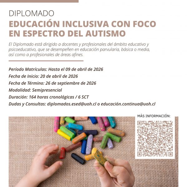 [Postulaciones] Diplomado Educación Inclusiva con Foco en Espectro del Autismo