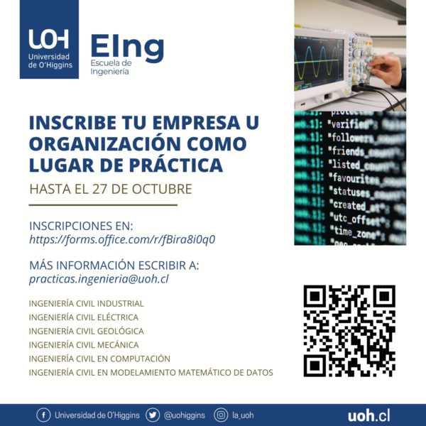 [Convocatoria] Inscribe tu empresa u organización como lugar de práctica