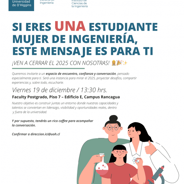 [Convocatoria] Mujeres estudiantes de Ingeniería