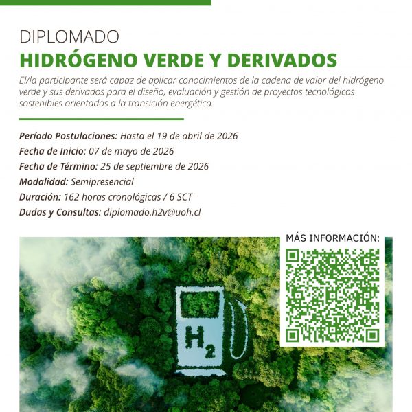 [Postulaciones] Diplomado Hidrógeno Verde y Derivados