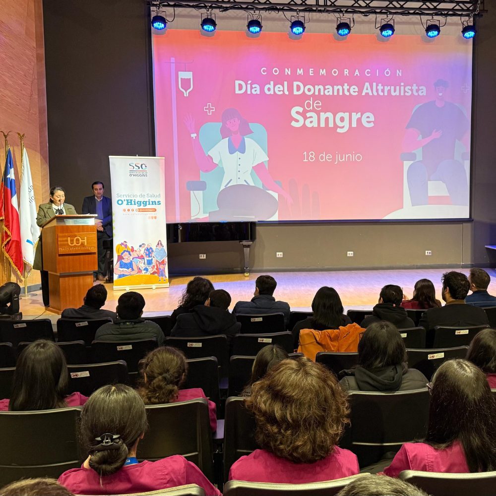 Donar esperanza: UOH acogió ceremonia en homenaje a donantes de sangre