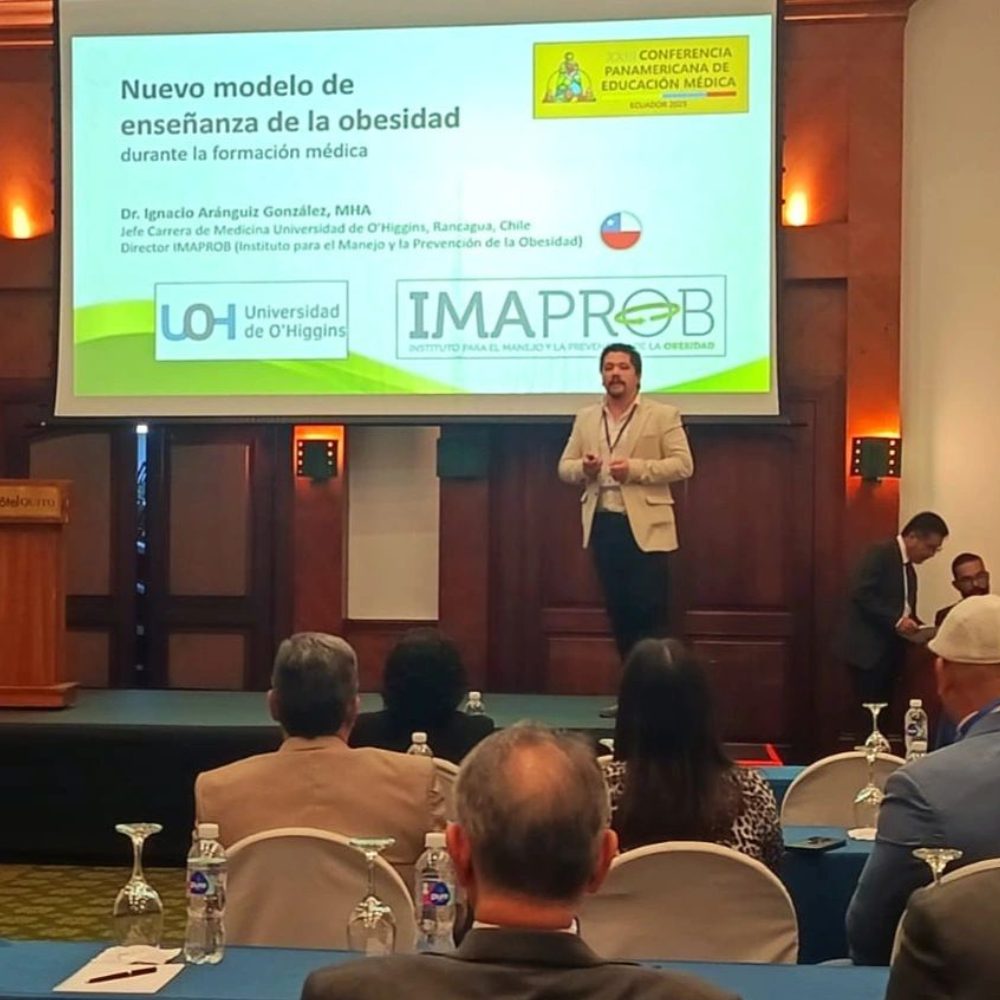 UOH presenta innovadora estrategia para la enseñanza de la obesidad en encuentro internacional