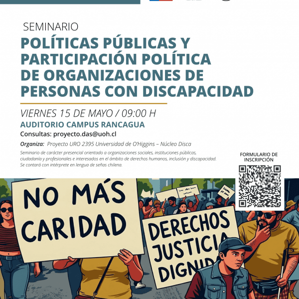 [Seminario] Políticas públicas y participación política de organizaciones de personas con discapacidad