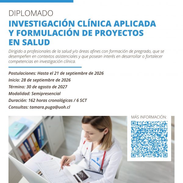 [Postulaciones] Diplomado en Investigación Clínica Aplicada y Formulación de Proyectos en Salud