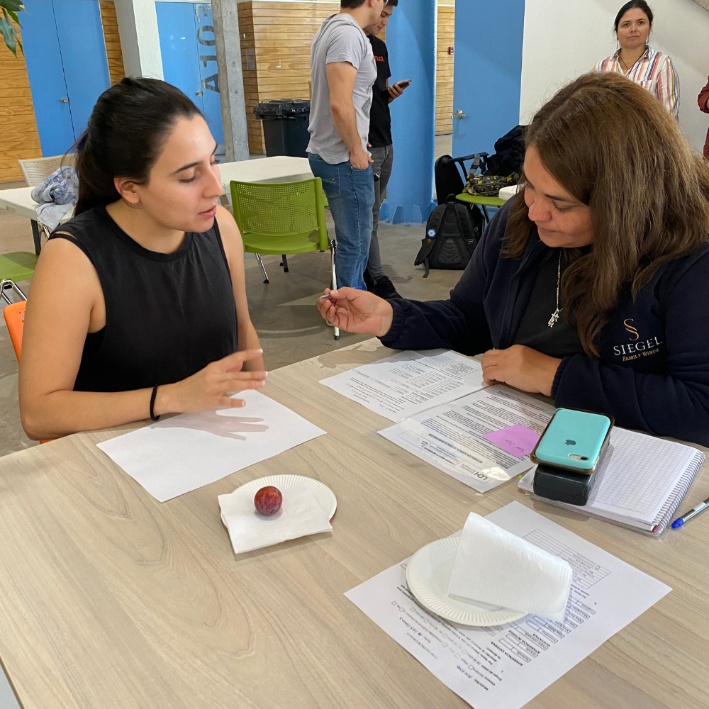 Campus Colchagua tuvo jornada de evaluación sensorial de ciruelas