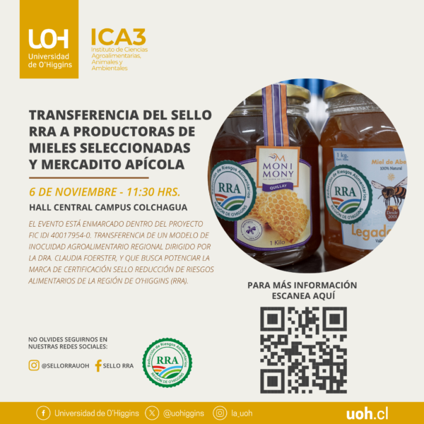 [Actividad] Transferencia del Sello RRA a productoras de mieles seleccionadas y mercadito apícola
