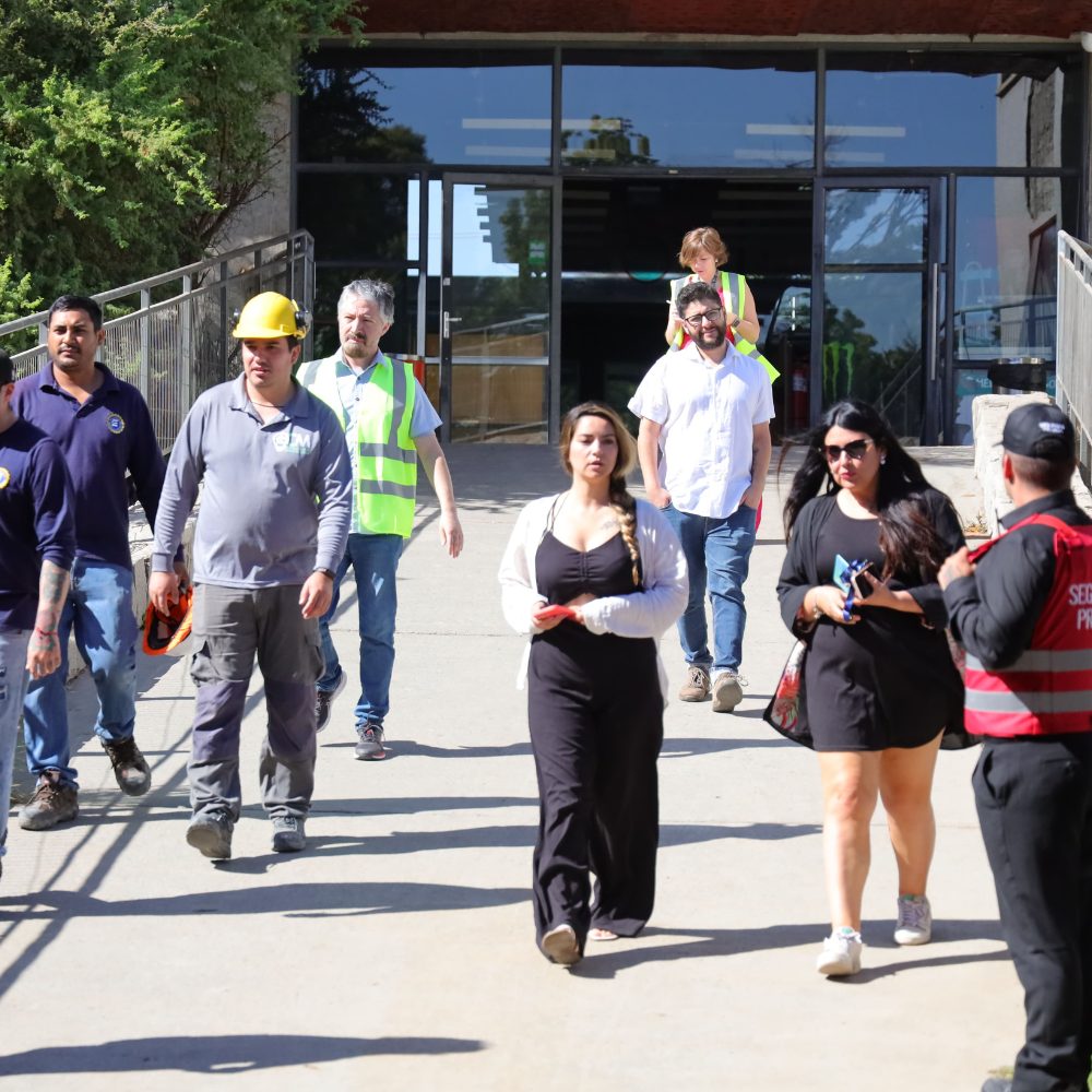 Compromiso con la seguridad: exitoso primer simulacro de evacuación se desarrolló en el Campus Rancagua