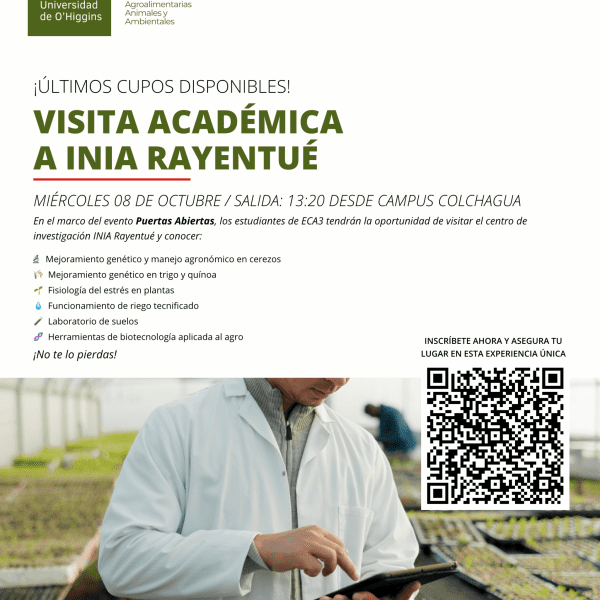 [Postulaciones] Visita académica a Inia Rayentué