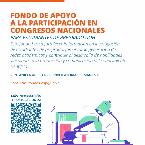 [Convocatoria] Fondo de Apoyo a la Participación en Congresos Nacionales