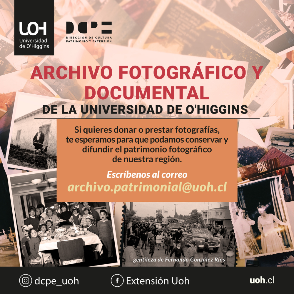 UOH abre convocatoria para el rescate de la memoria fotográfica de la Región de O’Higgins