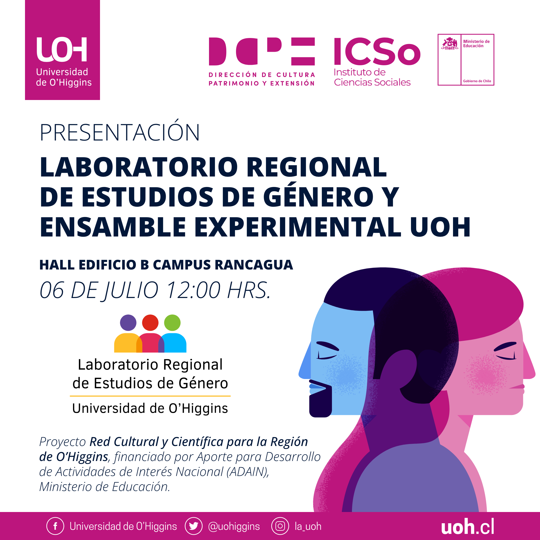 Presentación Laboratorio Regional de Estudios de Género y Ensamble Experimental UOH