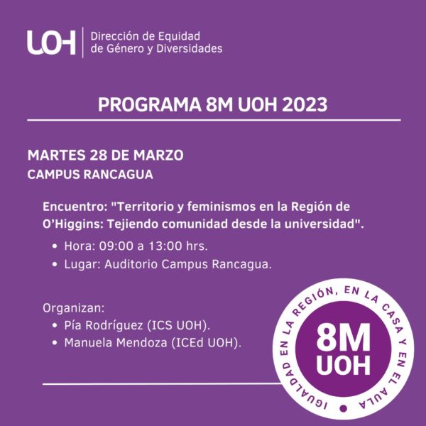 [Encuentro] Territorio y feminismos en la Región de O’Higgins: tejiendo comunidad desde la universidad