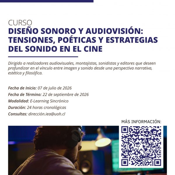 [Postulaciones] Curso Diseño Sonoro y Audiovisión: Tensiones, Poéticas y Estrategias del Sonido en el Cine