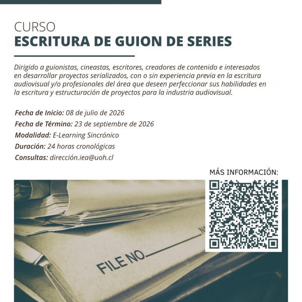 [Postulaciones] Curso Escritura de Guion de Series