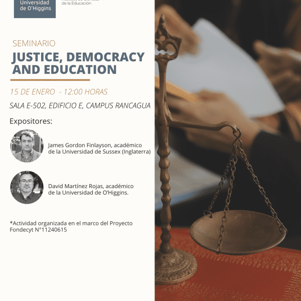 [Seminario] Justice, Democracy and Education