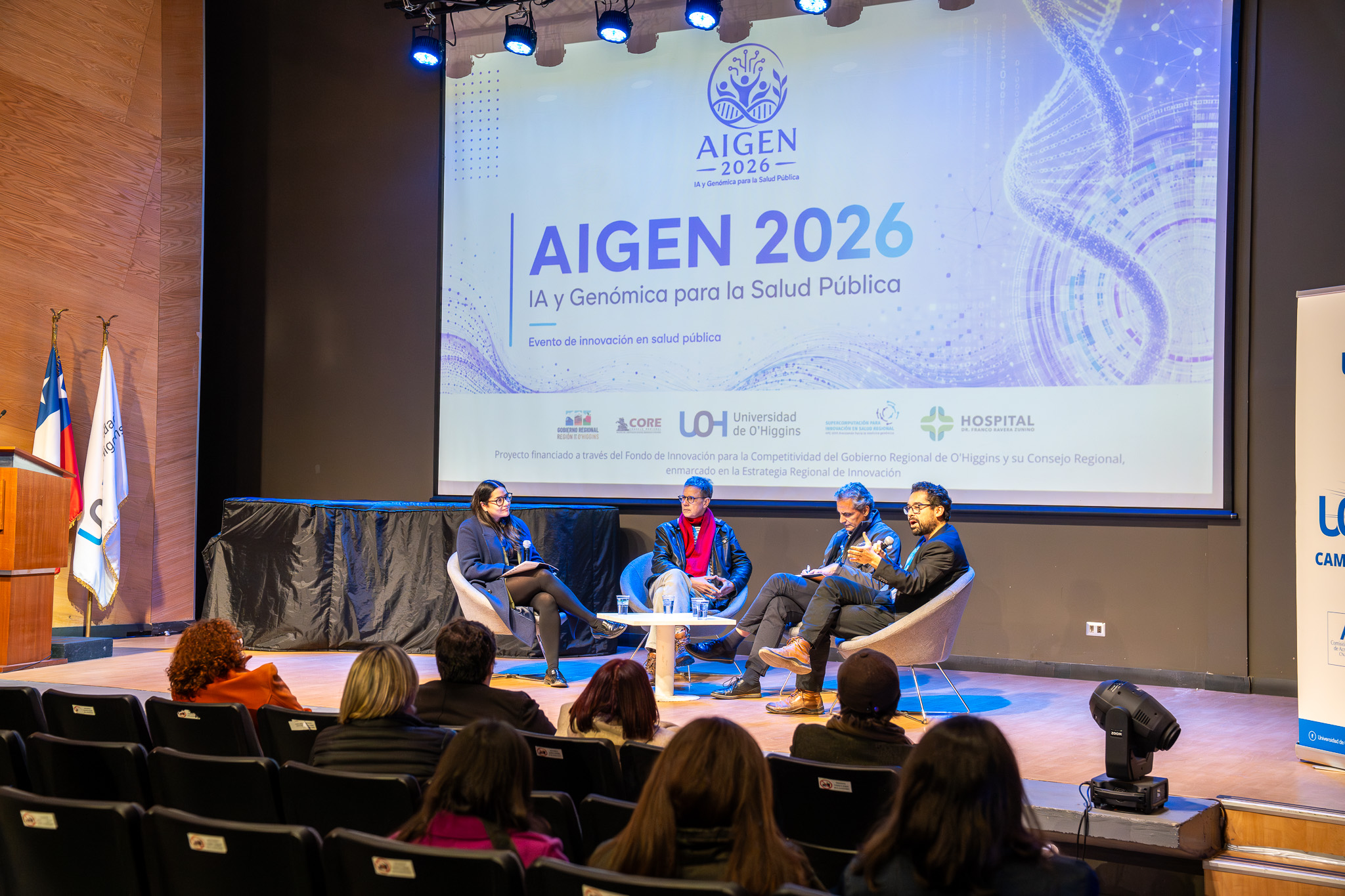 UOH impulsa la articulación regional entre inteligencia artificial, genómica y salud pública en AIGEN 2026