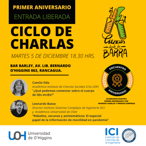 [Ciclo de charlas] Ciencias desde la barra