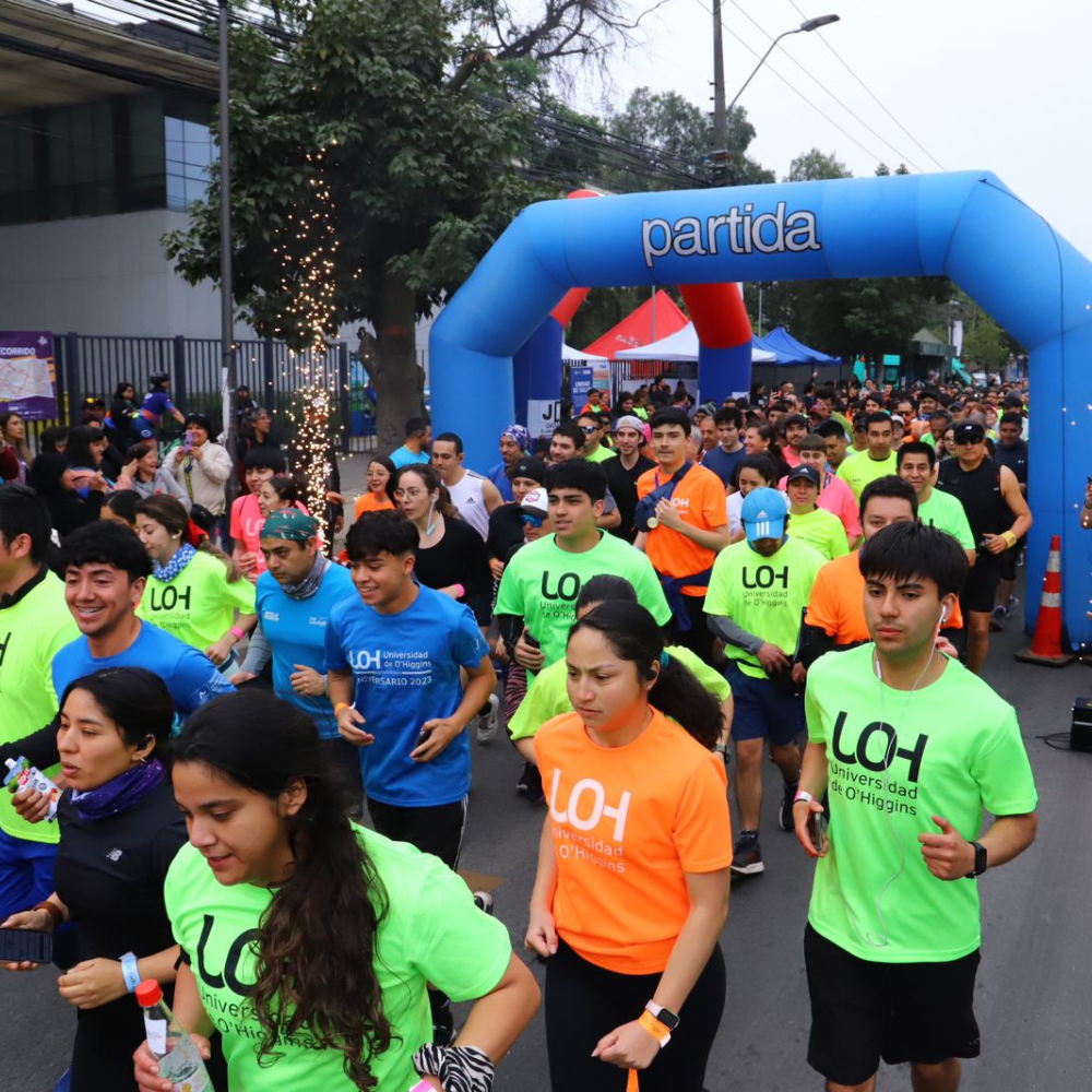 Segunda versión de la Corrida UOH convocó a cerca de mil personas en Rancagua