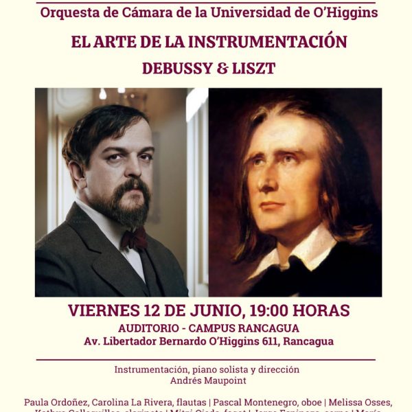 [Orquesta de Cámara UOH] El Arte de la Instrumentación: Debussy & Liszt