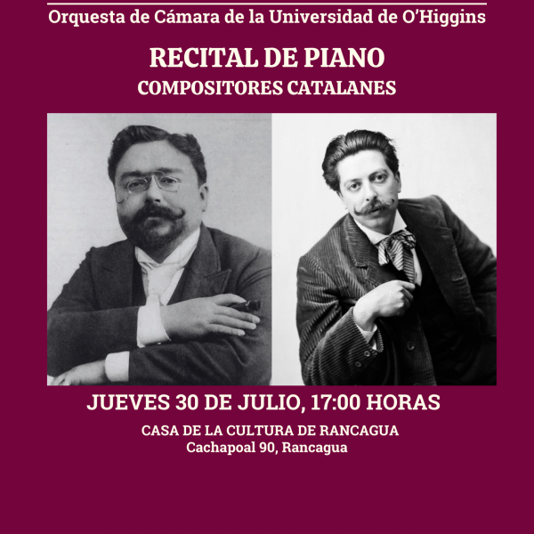[Orquesta de Cámara UOH] Recital de piano: compositores catalanes