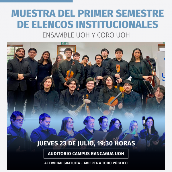 [Muestra del primer semestre] Elencos institucionales: Ensamble UOH y Coro UOH