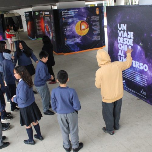 Muestra astronómica itinerante ya está en la comuna de Navidad