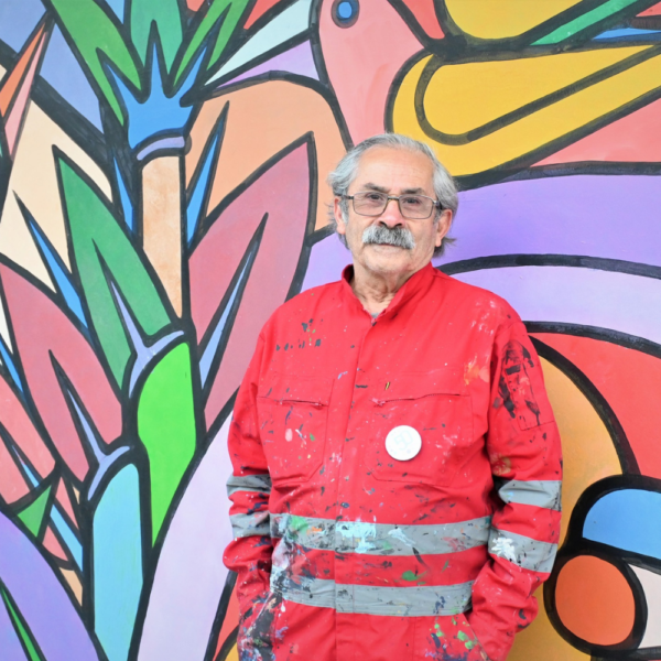 Nuevo mural: Alejandro “Mono” González dejó su legado para la Universidad de O’Higgins