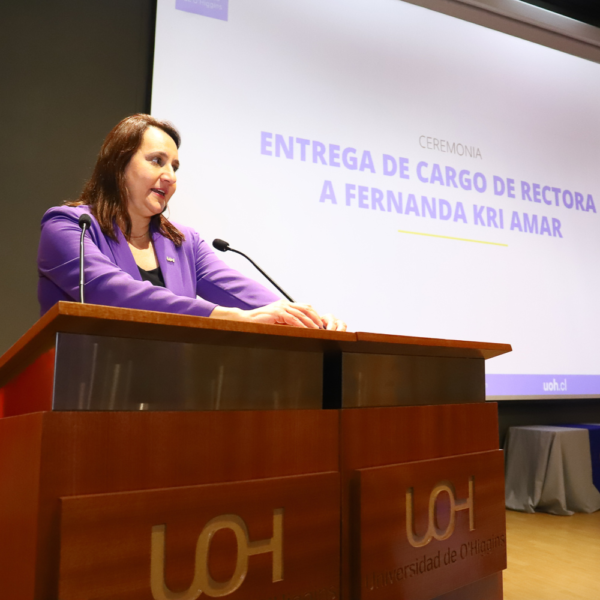 Fernanda Kri Amar asume como Rectora de la Universidad de O’Higgins
