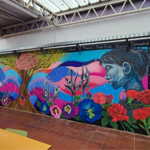 UOH inaugura mural que destaca la preservación de la memoria y el respeto por los derechos humanos