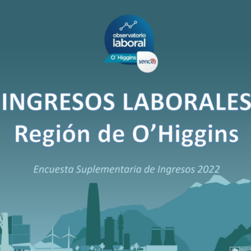 Personas trabajadoras de la región promediaron 589 mil pesos de ingresos en el año 2022
