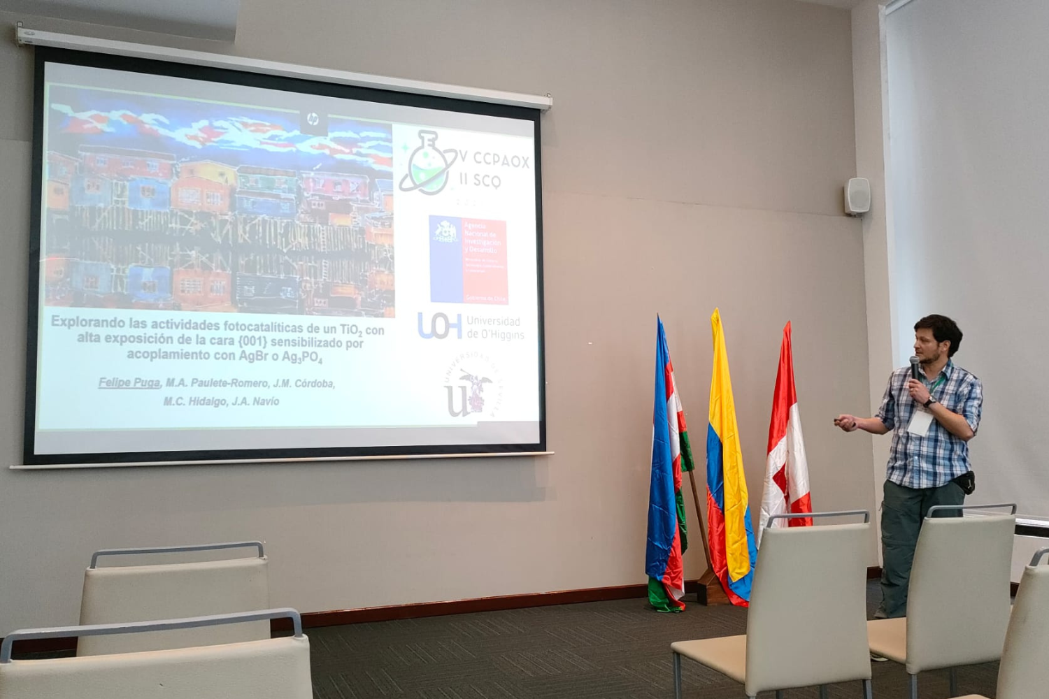 Felipe Puga en el V Congreso Colombiano de Procesos Avanzados de Oxidación