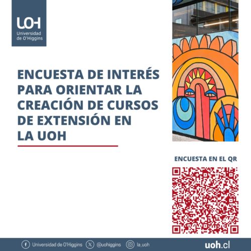 UOH llama a participar de la encuesta de interés para diseño y desarrollo de “Cursos de Extensión 2024”