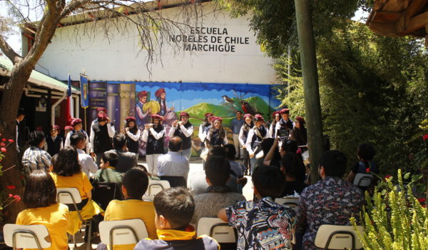 Mural en la Escuela Nobeles de Chile