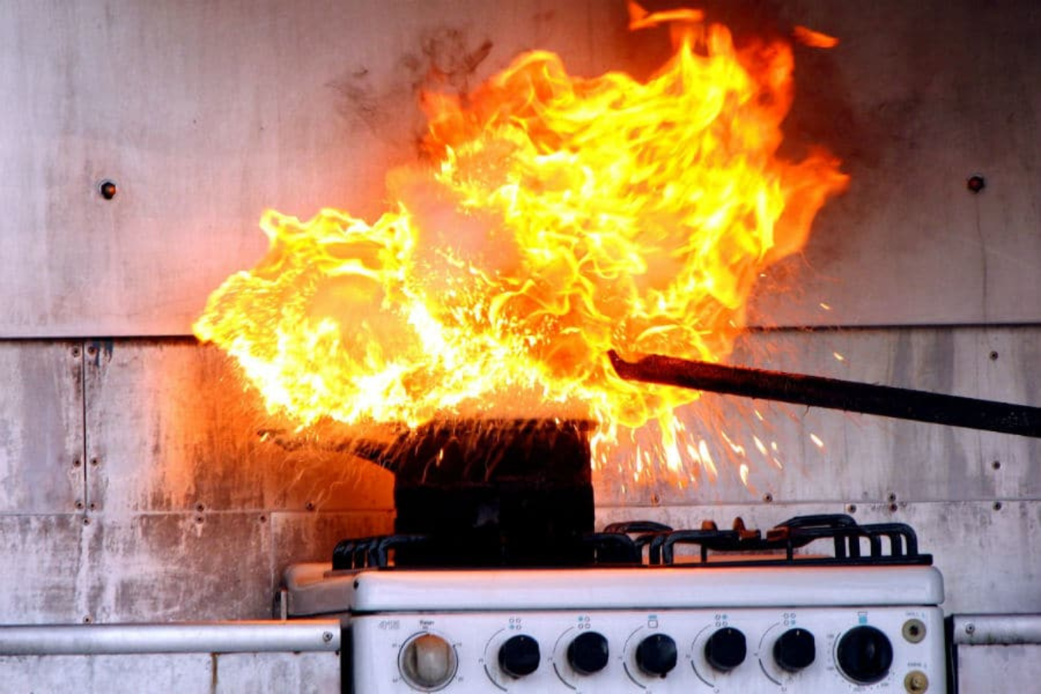 Accidente en la cocina