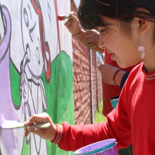 Murales participativos impulsados por la UOH sellan vínculos indelebles con comunidades de O’Higgins