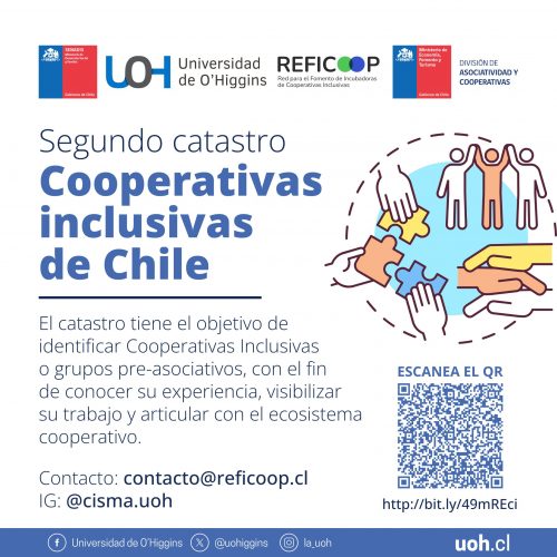 Participa del Segundo Catastro Nacional de Cooperativas Inclusivas en Chile