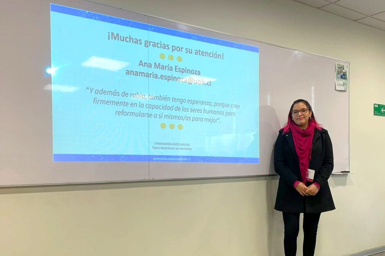 Ana María Espinoza - Presentación sexismo en la educación superior