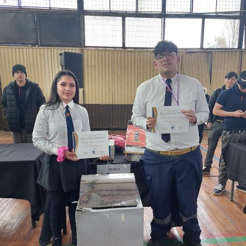 PACE UOH valora iniciativas creativas e innovadoras del Liceo Industrial Pedro Aguirre Cerda